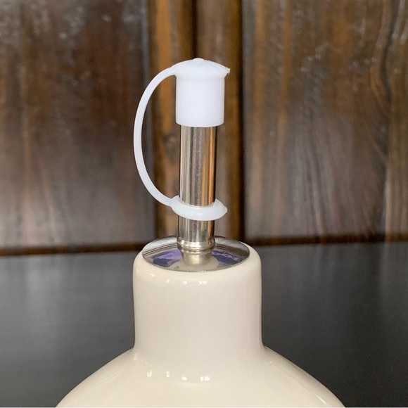 OIL & VINEGAR Rae Dunn Oil & Vinegar Ceramic Cruet Bottle Set - Picture 9 of 12